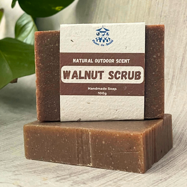 Handmade Essential Oil 'Walnut Scrub' Soap