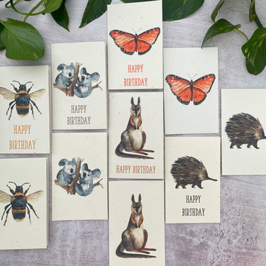 10 Plantable Aussie Animal Cards Bundle
