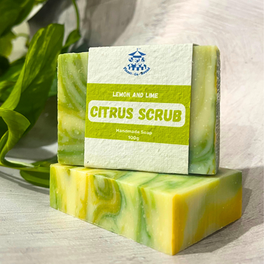 Handmade Essential Oil 'Citrus Scrub' Soap