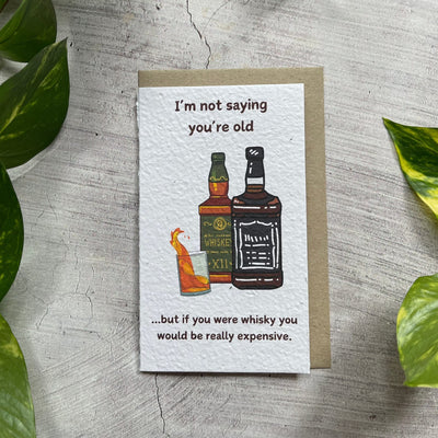 Plantable Whisky Funny Card