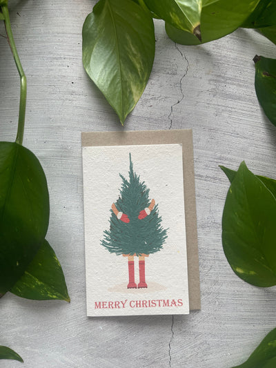 Plantable 'Loving Tree' Christmas Card