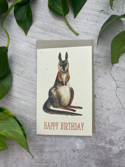 5 Plantable Aussie Animal Birthday Cards