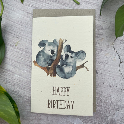 Plantable Koala Birthday Card