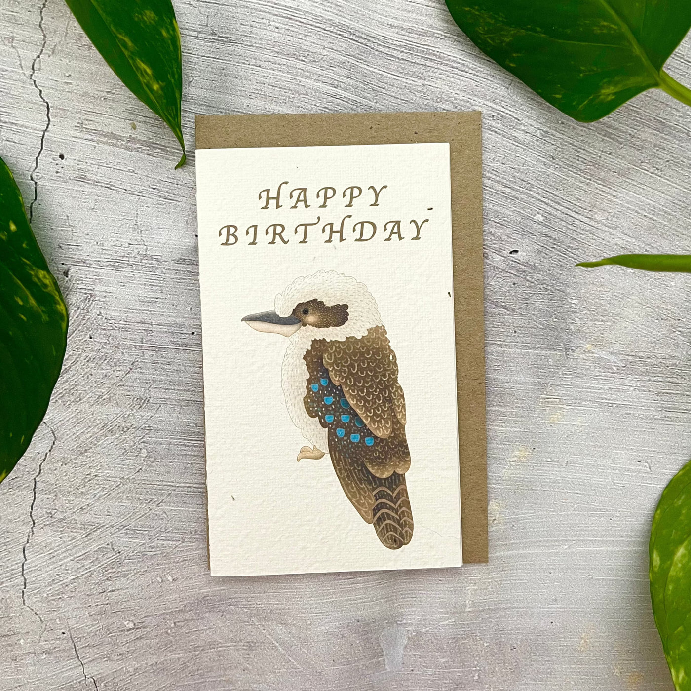 Plantable 'Kookaburra' Birthday Card