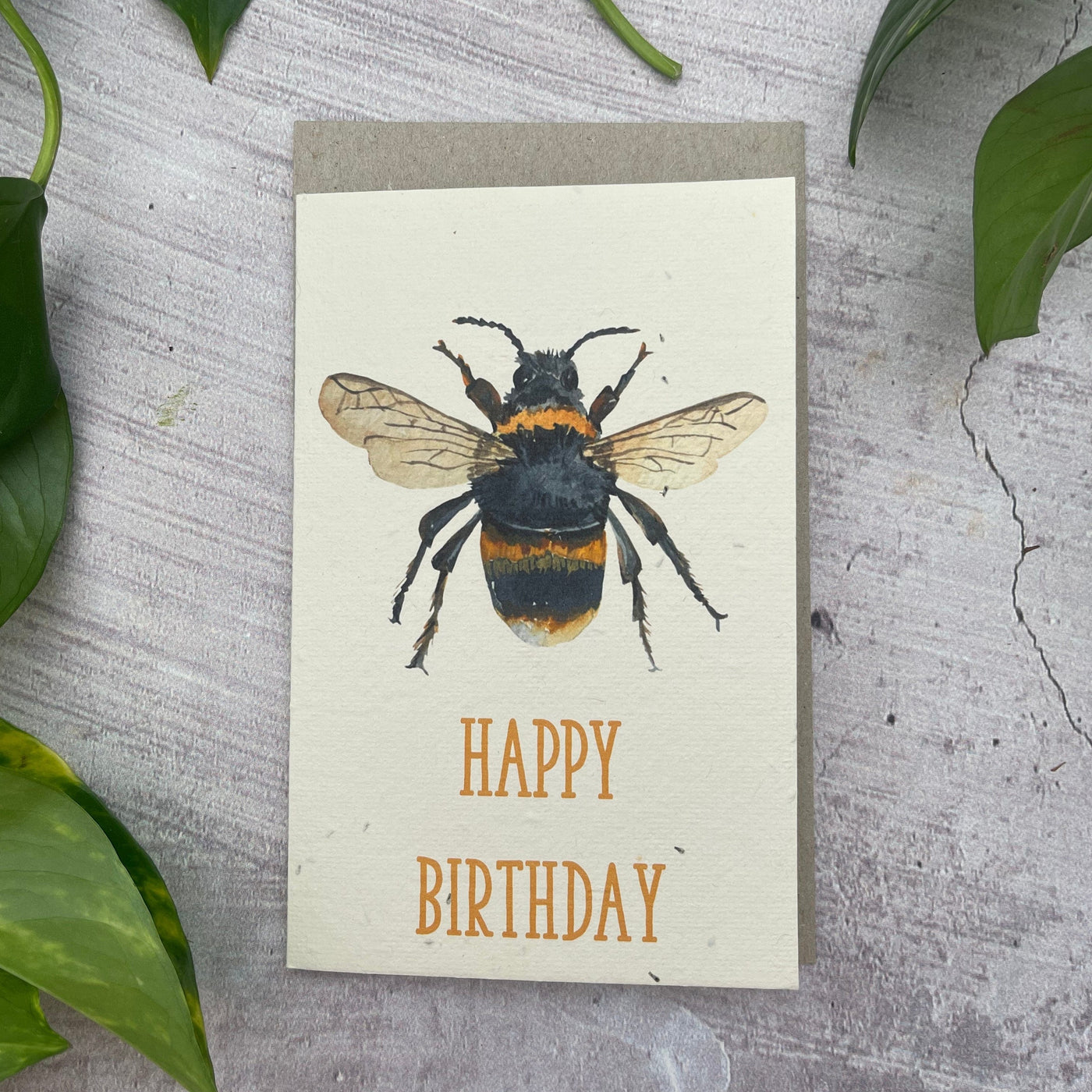 Plantable Honey Bee Birthday Card