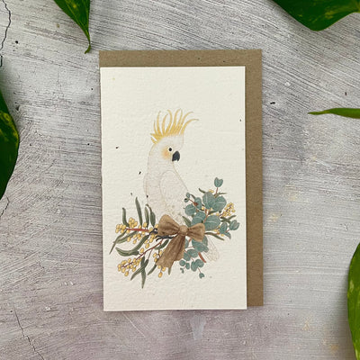 Plantable 'Cockatoo' Generic Card