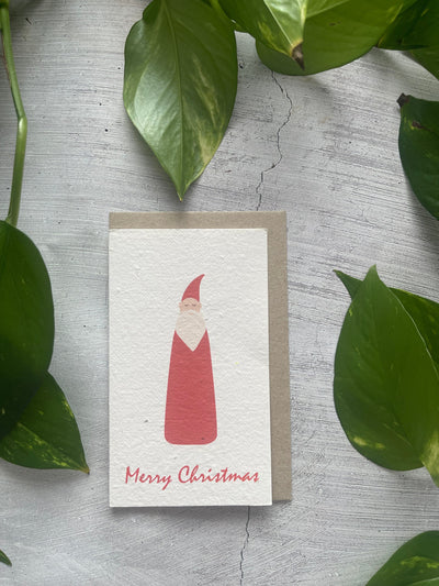 Plantable 'Santa' Christmas Card