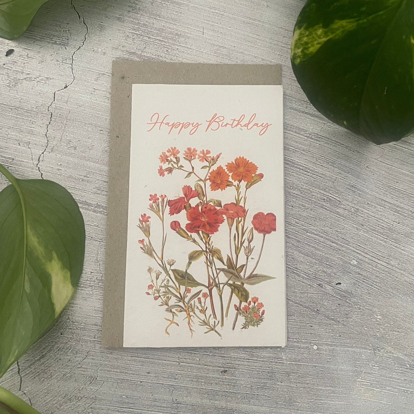 Plantable 'Wildflower' Birthday Card